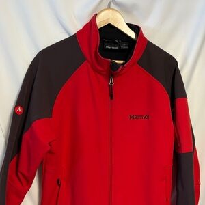 Marmot Men's Red and Black Performance Jacket Snow Gear SZ L